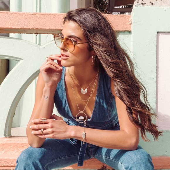 Ocean Drive Pendant - Mother of Pearl NEW, 18" - Picture 2 of 3